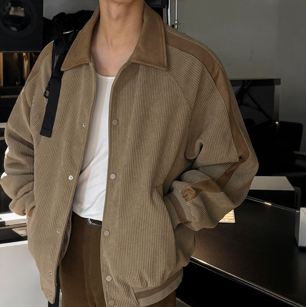 Korean Style Relaxed Commuter Collar Jacket