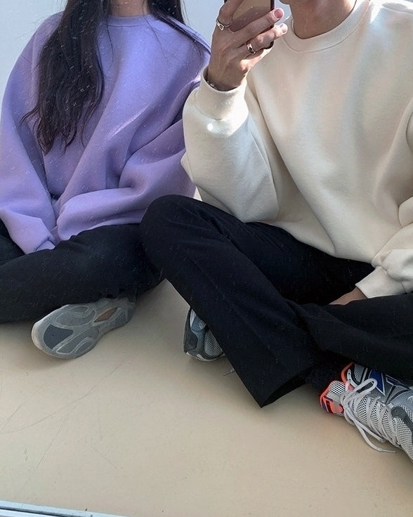 Korean Style Trendy Casual Pullover Sweatshirt