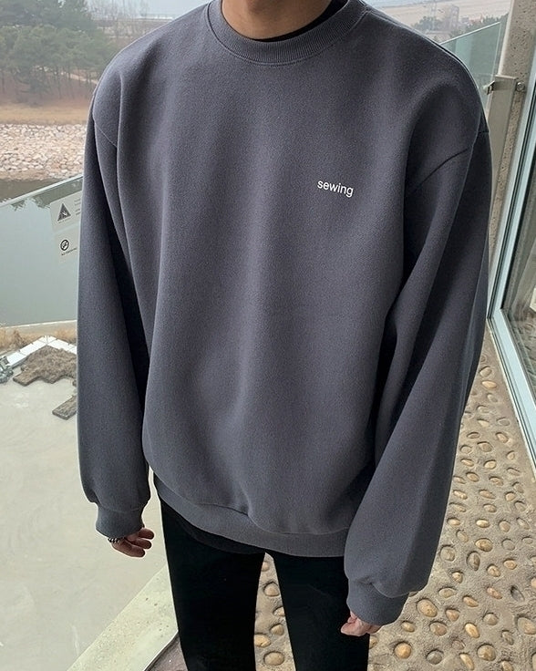 Korean Style Trendy Casual Pullover Sweatshirt