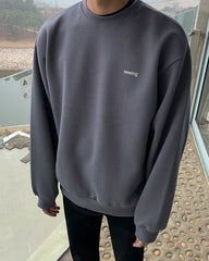 Korean Style Trendy Casual Pullover Sweatshirt