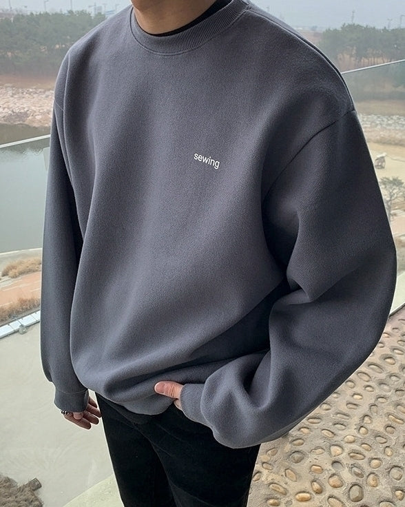 Korean Style Trendy Casual Pullover Sweatshirt