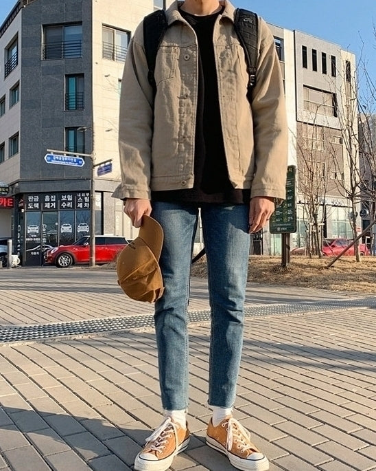 Korean Style Trendy Casual Utility Jacket