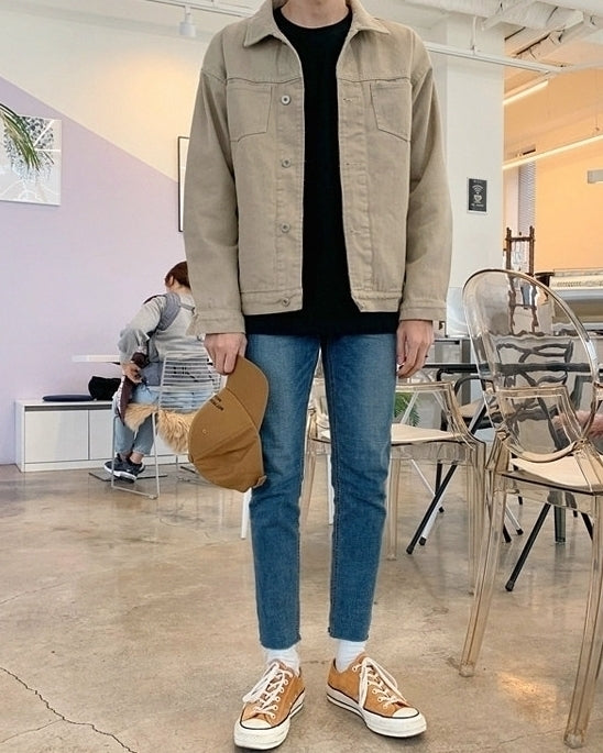 Korean Style Trendy Casual Utility Jacket