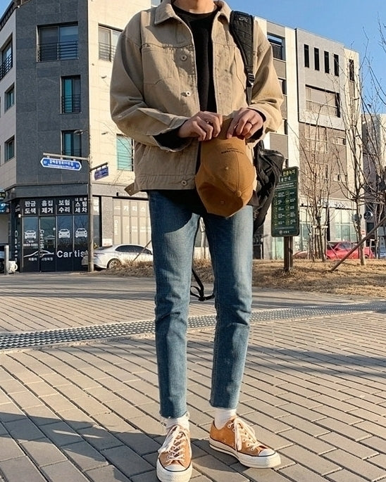 Korean Style Trendy Casual Utility Jacket