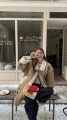 Korean Style Versatile Warm Suede Jacket