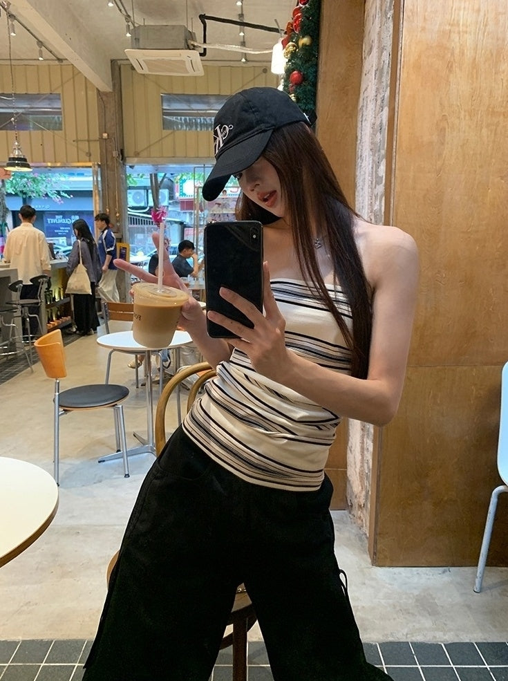 Lace Wide Leg Casual Black Pants