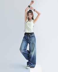 Layered Slim Fit Sleeveless Tank Top
