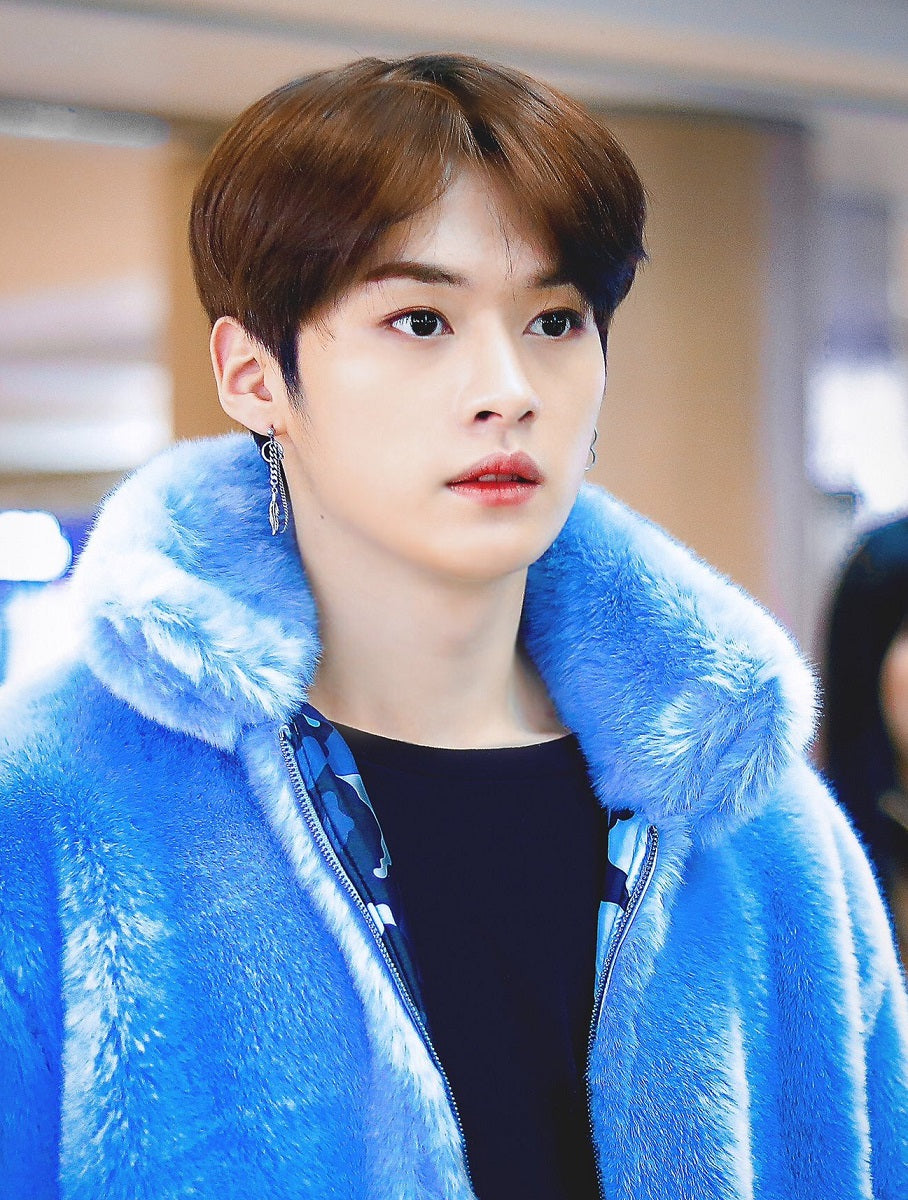 Blue Fur Short Jacket