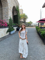 Letter Print Slim Fit T Shirt