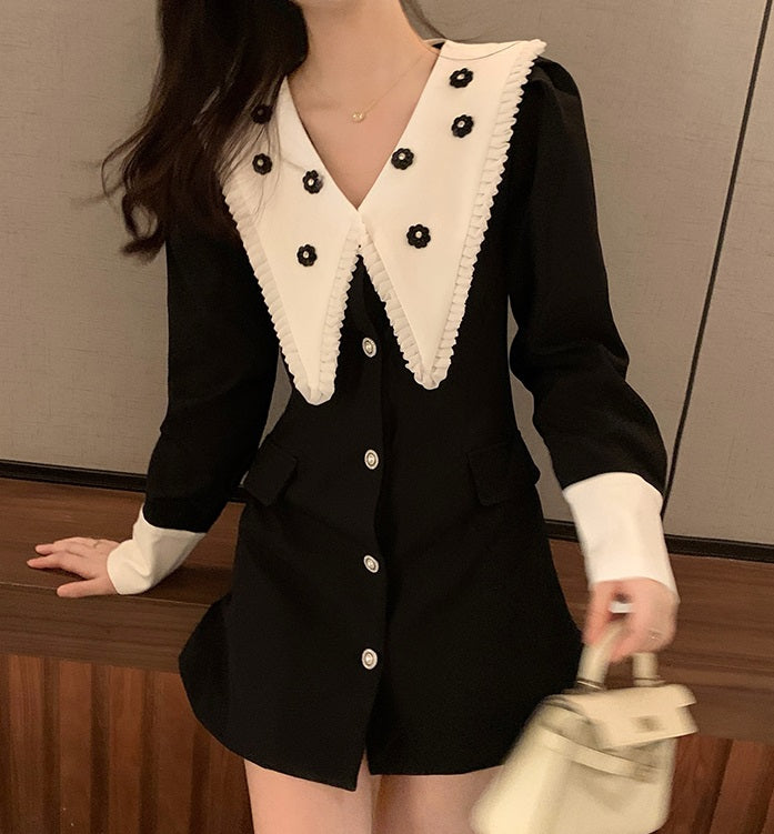 Black Mini French Dress