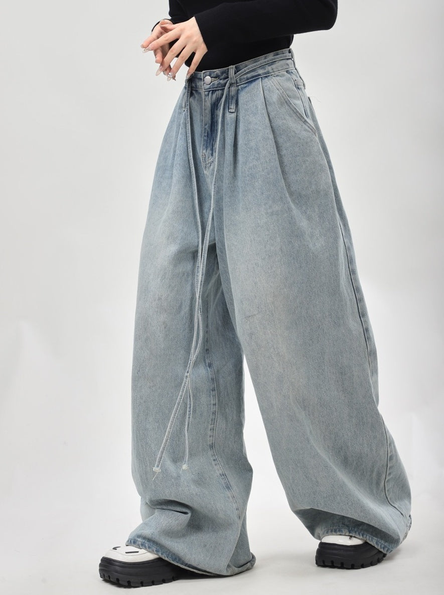 Light Blue Denim Baggy Jeans