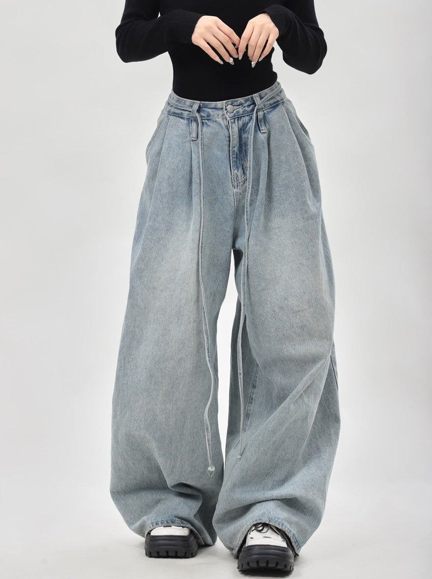 Light Blue Denim Baggy Jeans