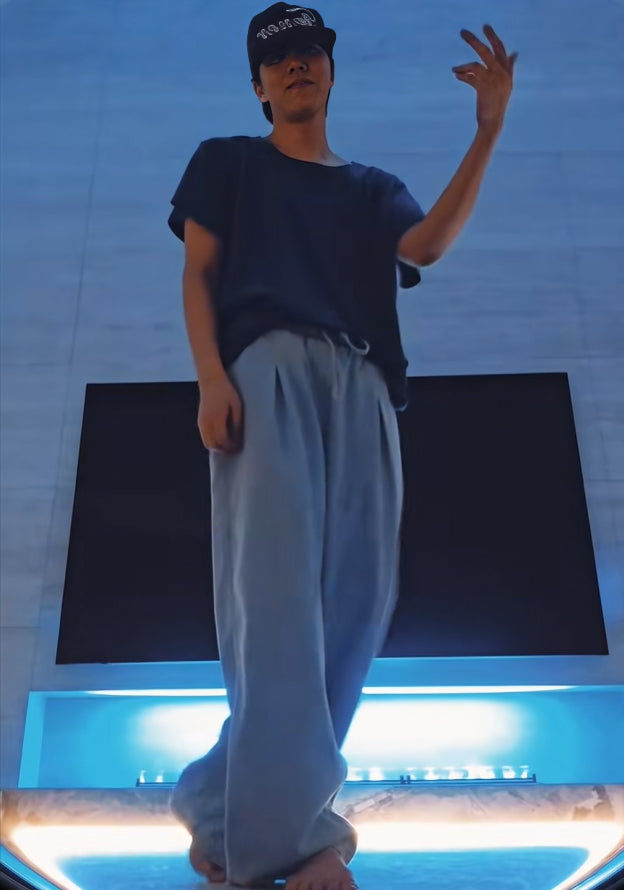 Light Blue Denim Baggy Jeans