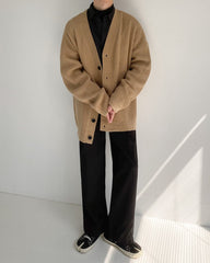 Light Brown Knitted Cardigan