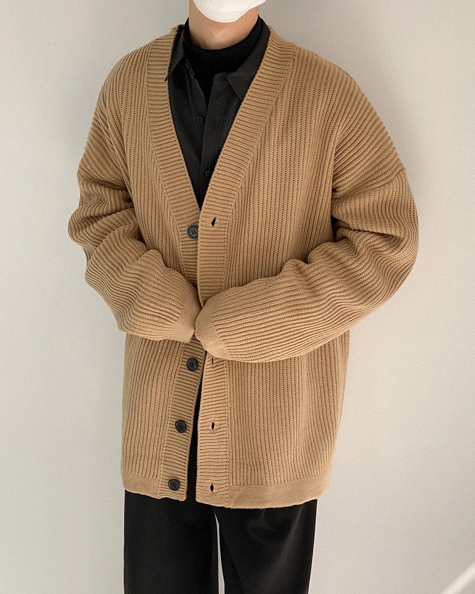 Light Brown Knitted Cardigan