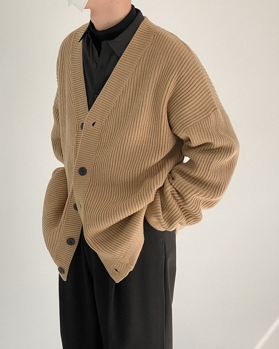 Light Brown Knitted Cardigan