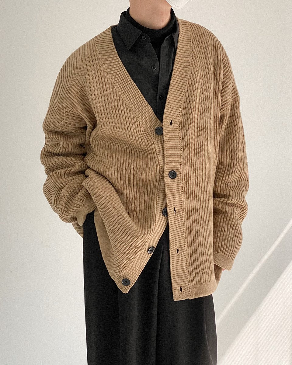 Light Brown Knitted Cardigan