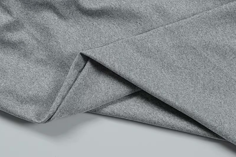 Light Grey Deconstructed Off-Shoulders Top