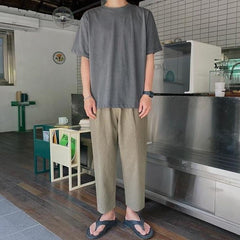 Lightweight Breathable Linen Relaxed Trousers