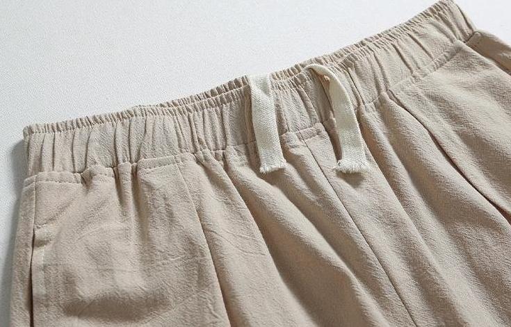Lightweight Breathable Linen Relaxed Trousers