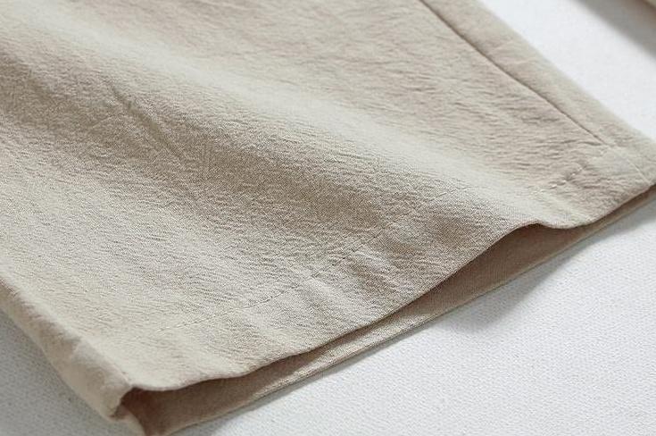 Lightweight Breathable Linen Relaxed Trousers