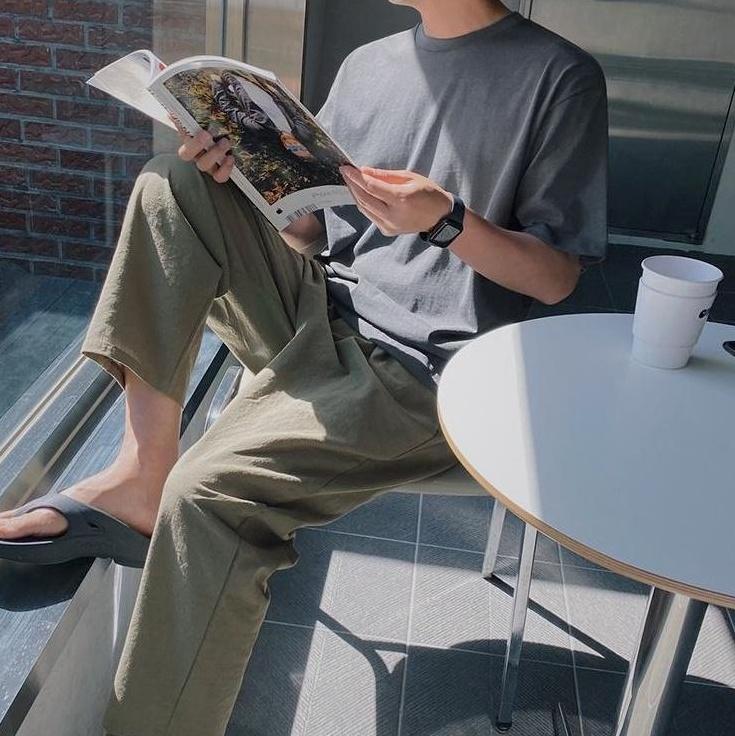 Lightweight Breathable Linen Relaxed Trousers