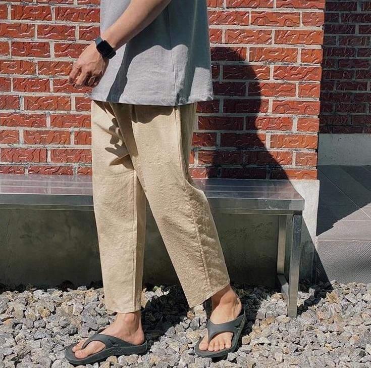 Lightweight Breathable Linen Relaxed Trousers