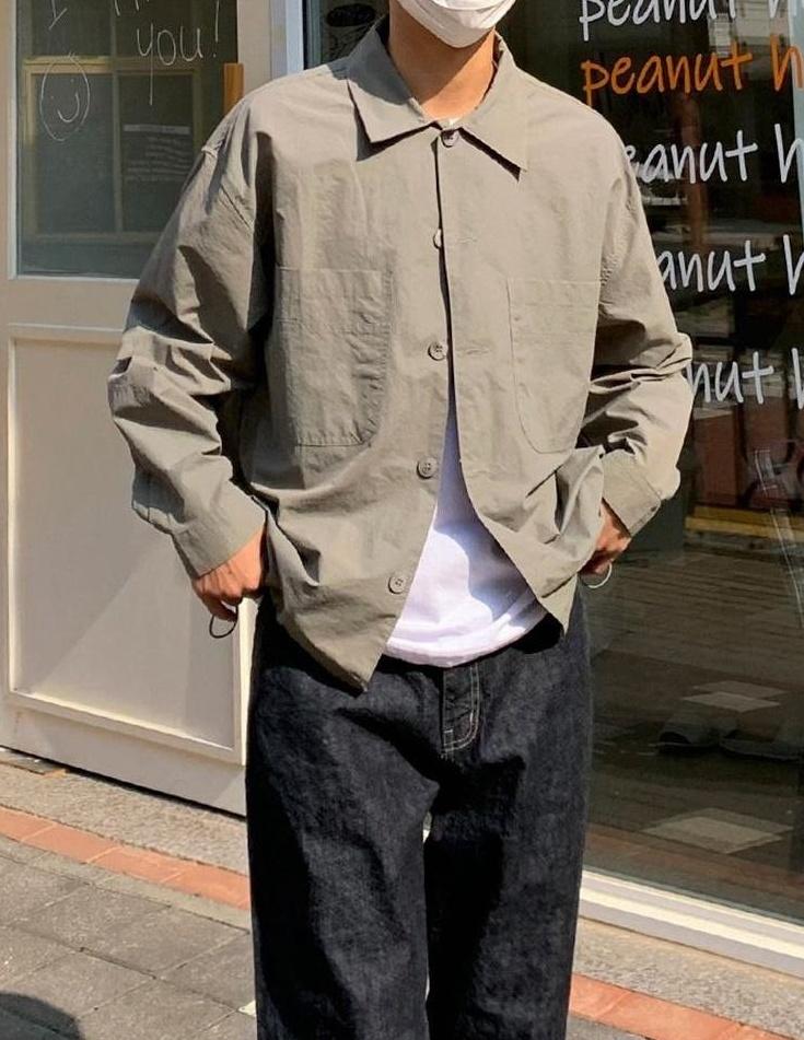 Lightweight Casual Shirt Jacket