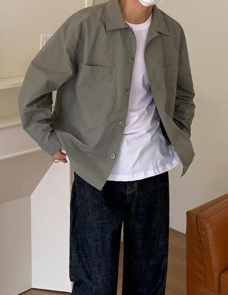 Lightweight Casual Shirt Jacket