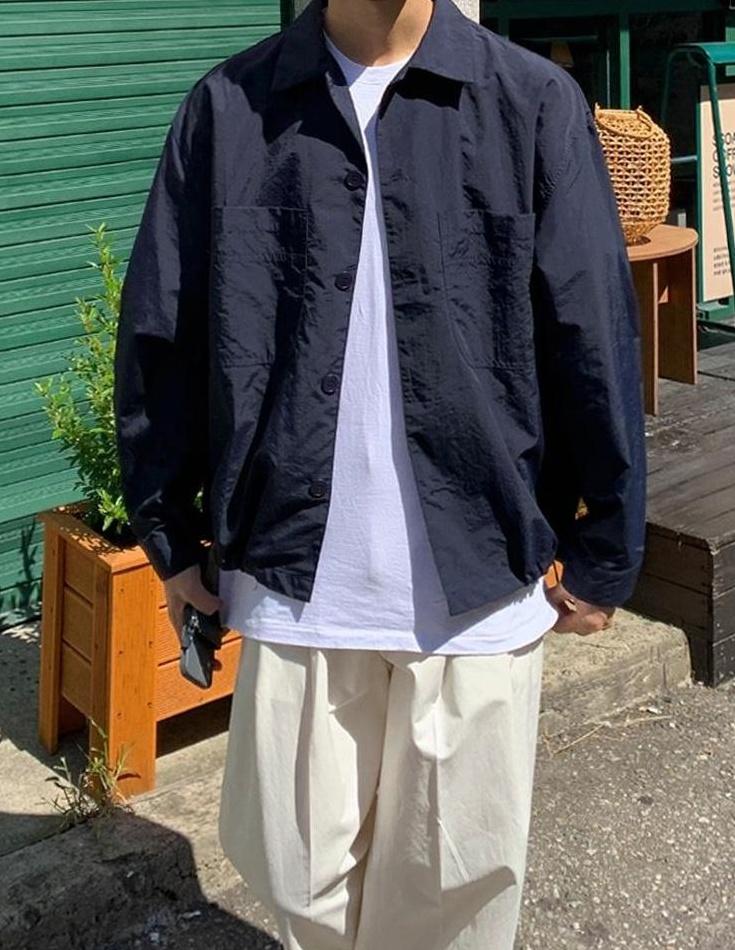 Lightweight Casual Shirt Jacket