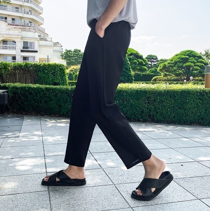 Lightweight Linen Blend Relaxed Fit Pants