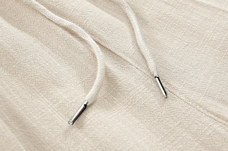 Lightweight Linen Blend Relaxed Fit Pants