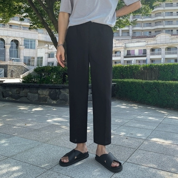 Lightweight Linen Blend Relaxed Fit Pants