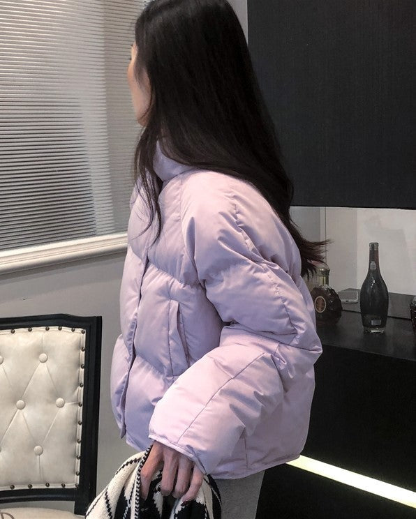 Lilac Puffer Winter Jacket
