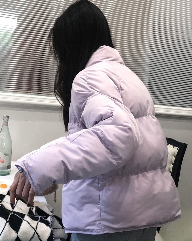 Lilac Puffer Winter Jacket