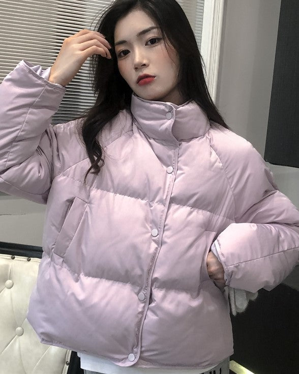Lilac Puffer Winter Jacket
