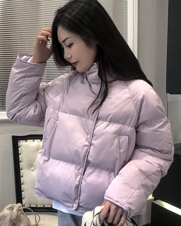 Lilac Puffer Winter Jacket