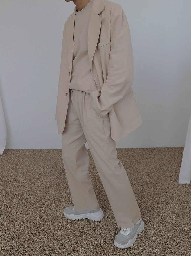 Linen Casual Blazer Jacket