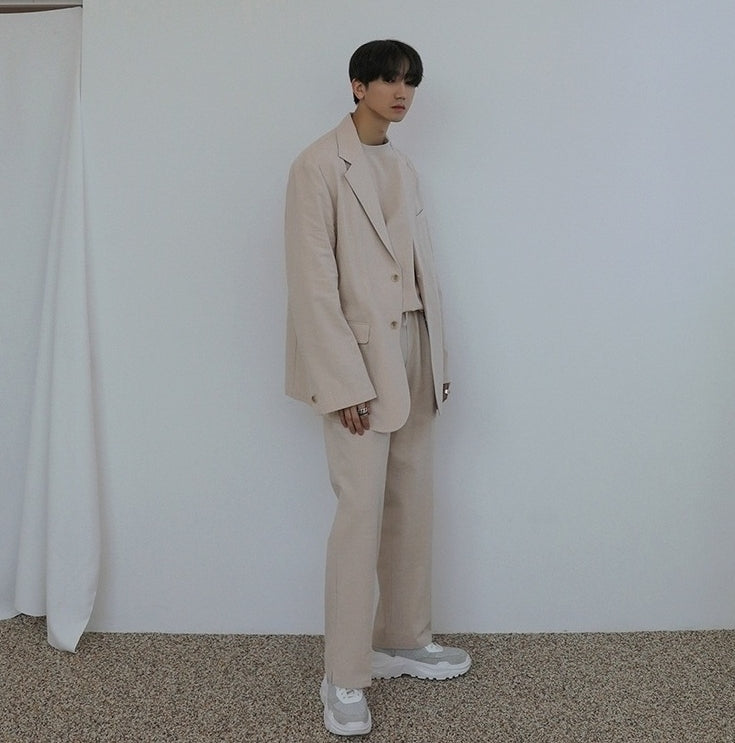 Linen Casual Blazer Jacket