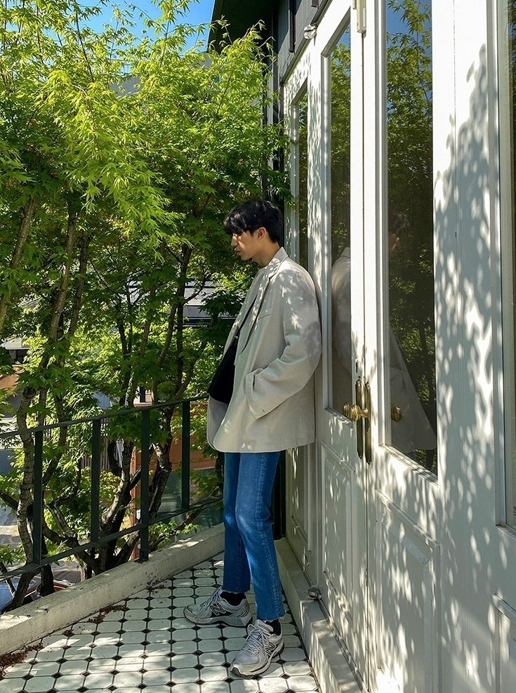 Linen Casual Blazer Jacket