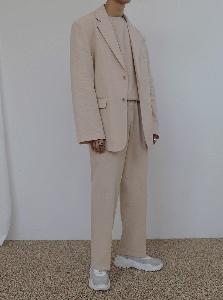 Linen Casual Blazer Jacket