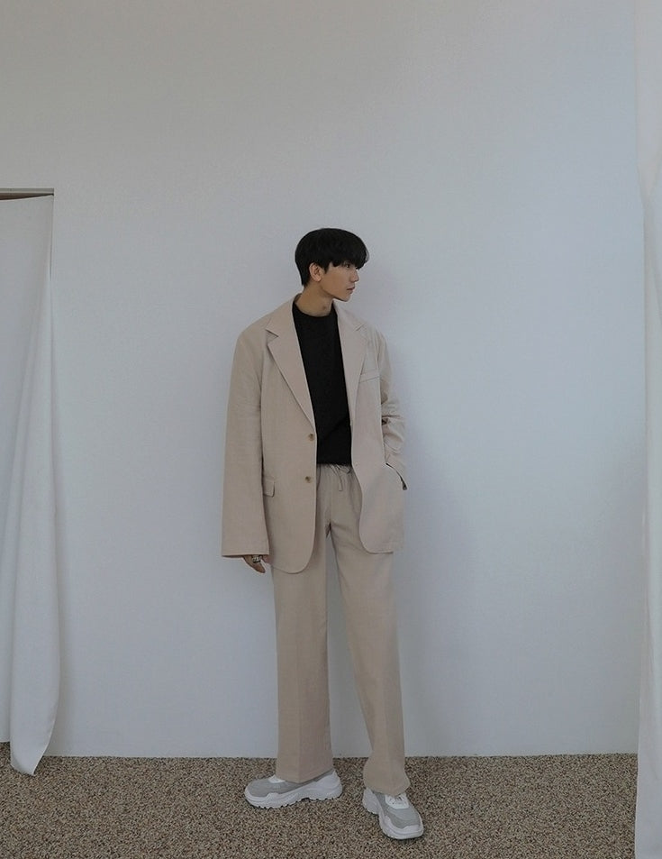 Linen Casual Blazer Jacket