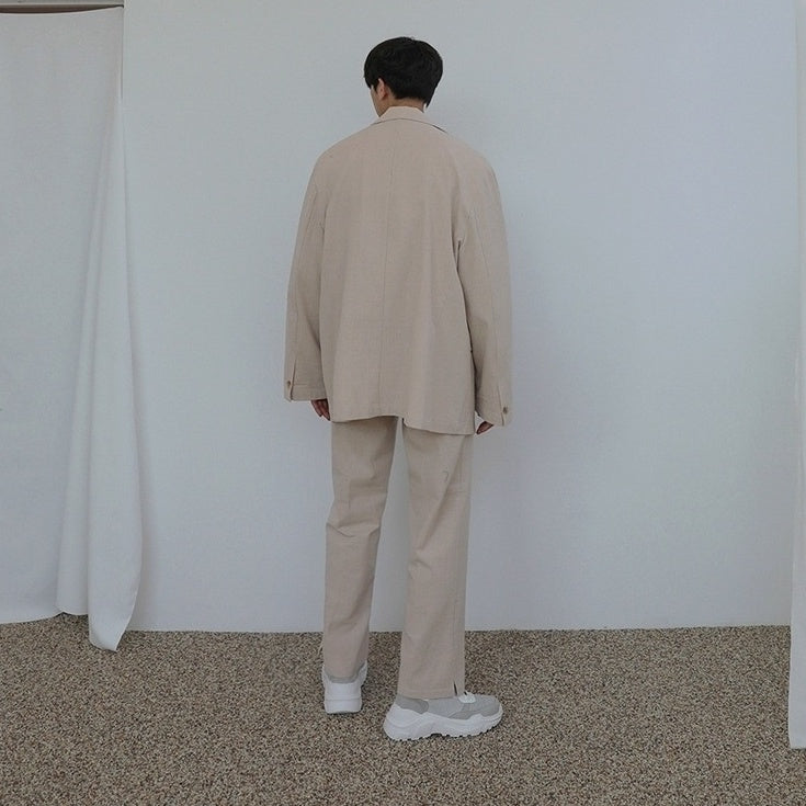 Linen Casual Blazer Jacket