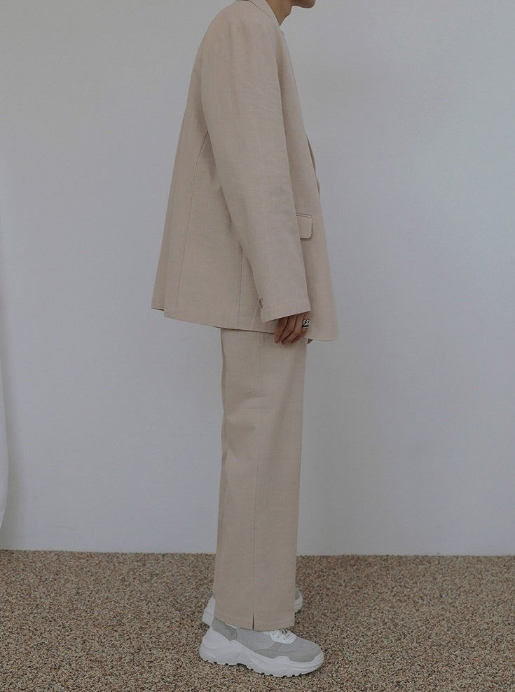 Linen Casual Blazer Jacket