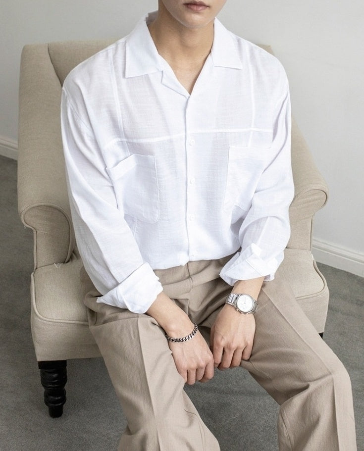 Linen Loose Fit Trousers