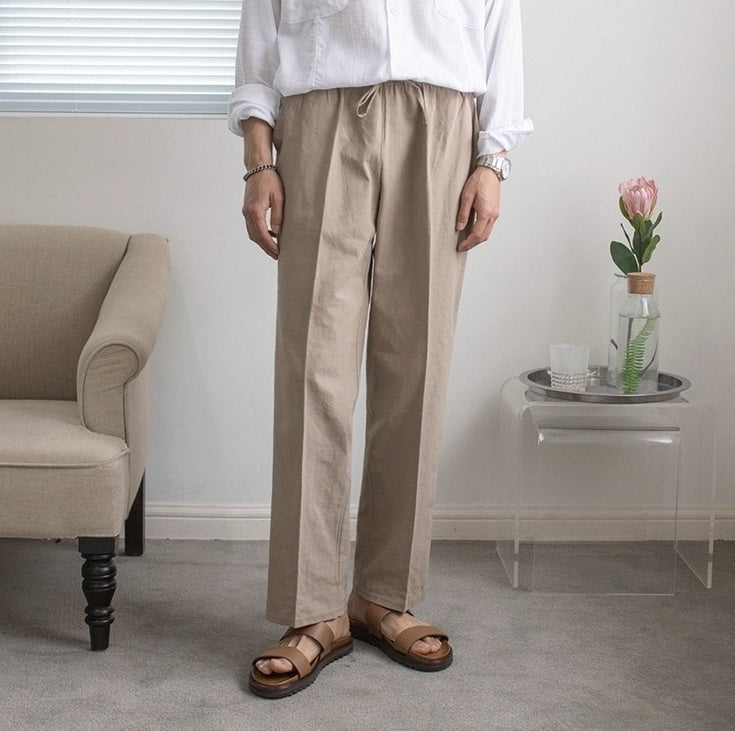 Linen Loose Fit Trousers