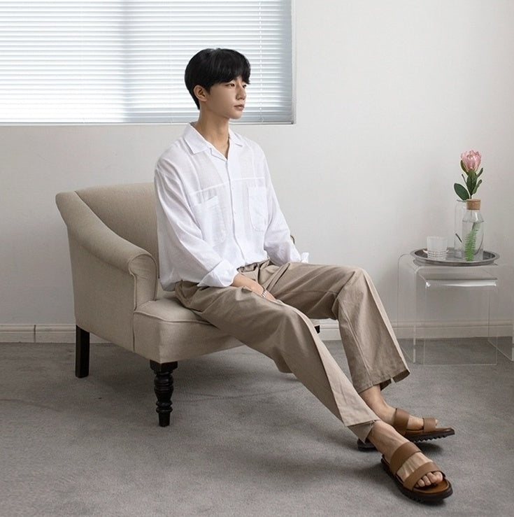 Linen Loose Fit Trousers