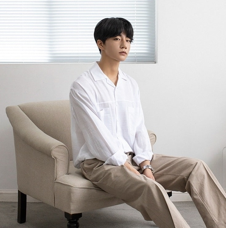 Linen Loose Fit Trousers