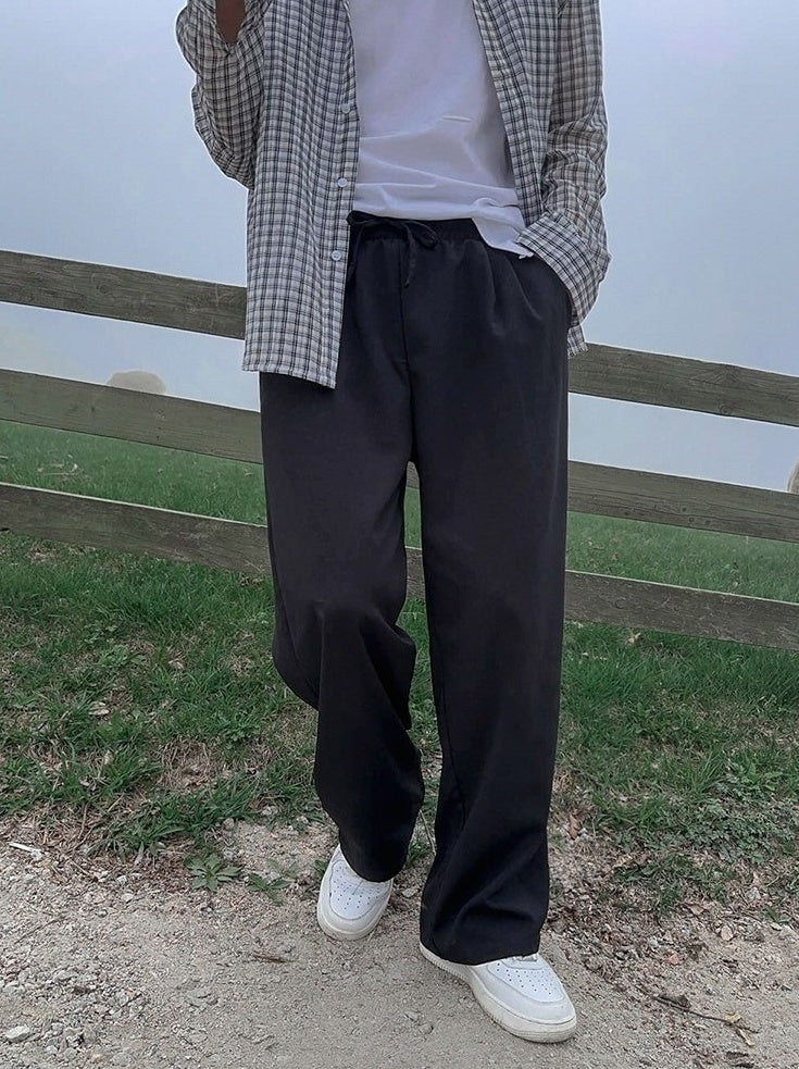 Linen Relaxed Fit Casual Trousers