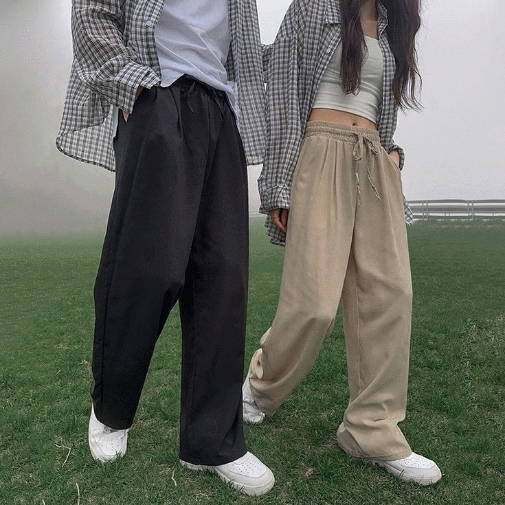 Linen Relaxed Fit Casual Trousers